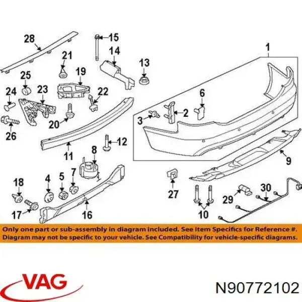  VAG N90772102 preço, a partir de 6,53 USD