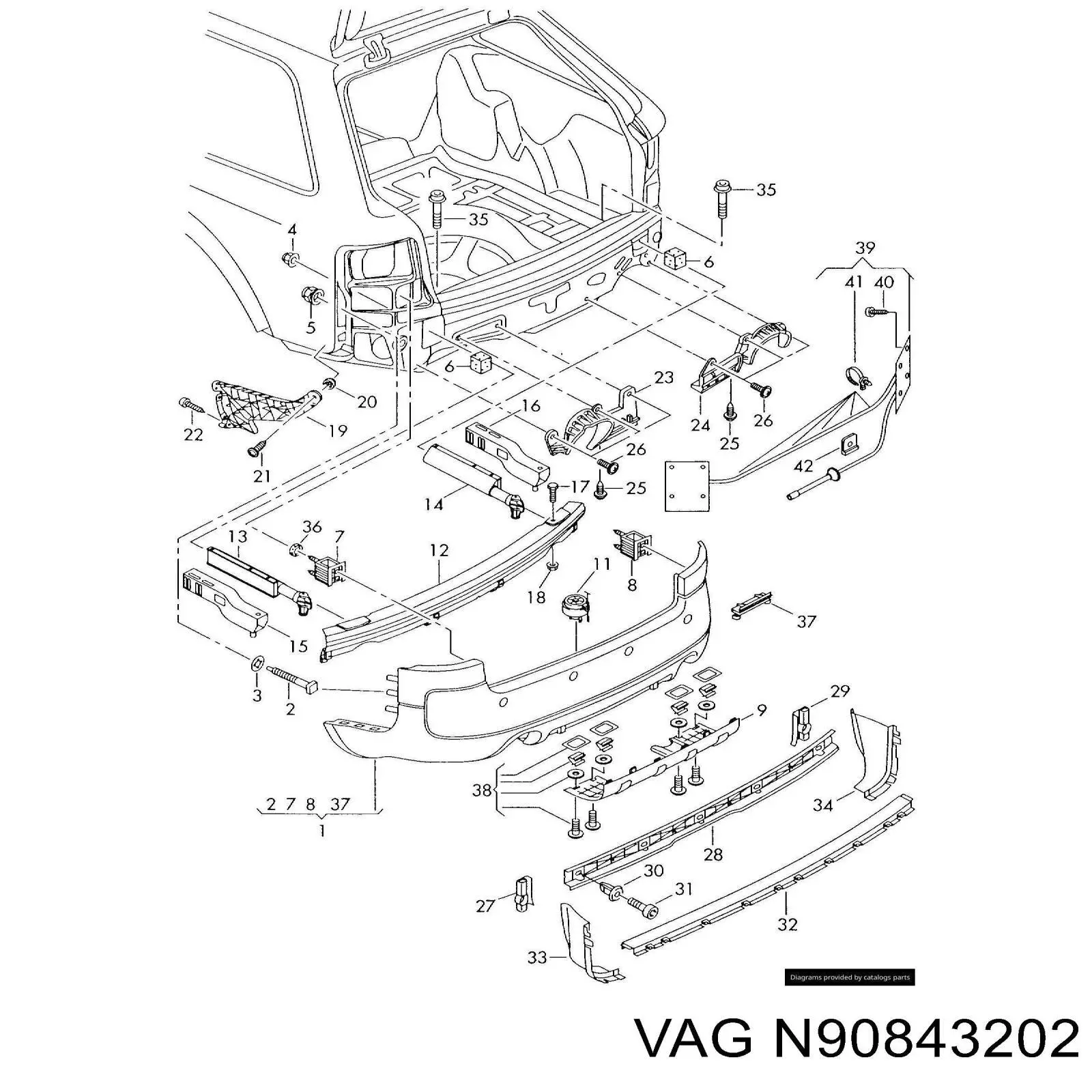  VAG N90843202 preço, a partir de 15,88 USD