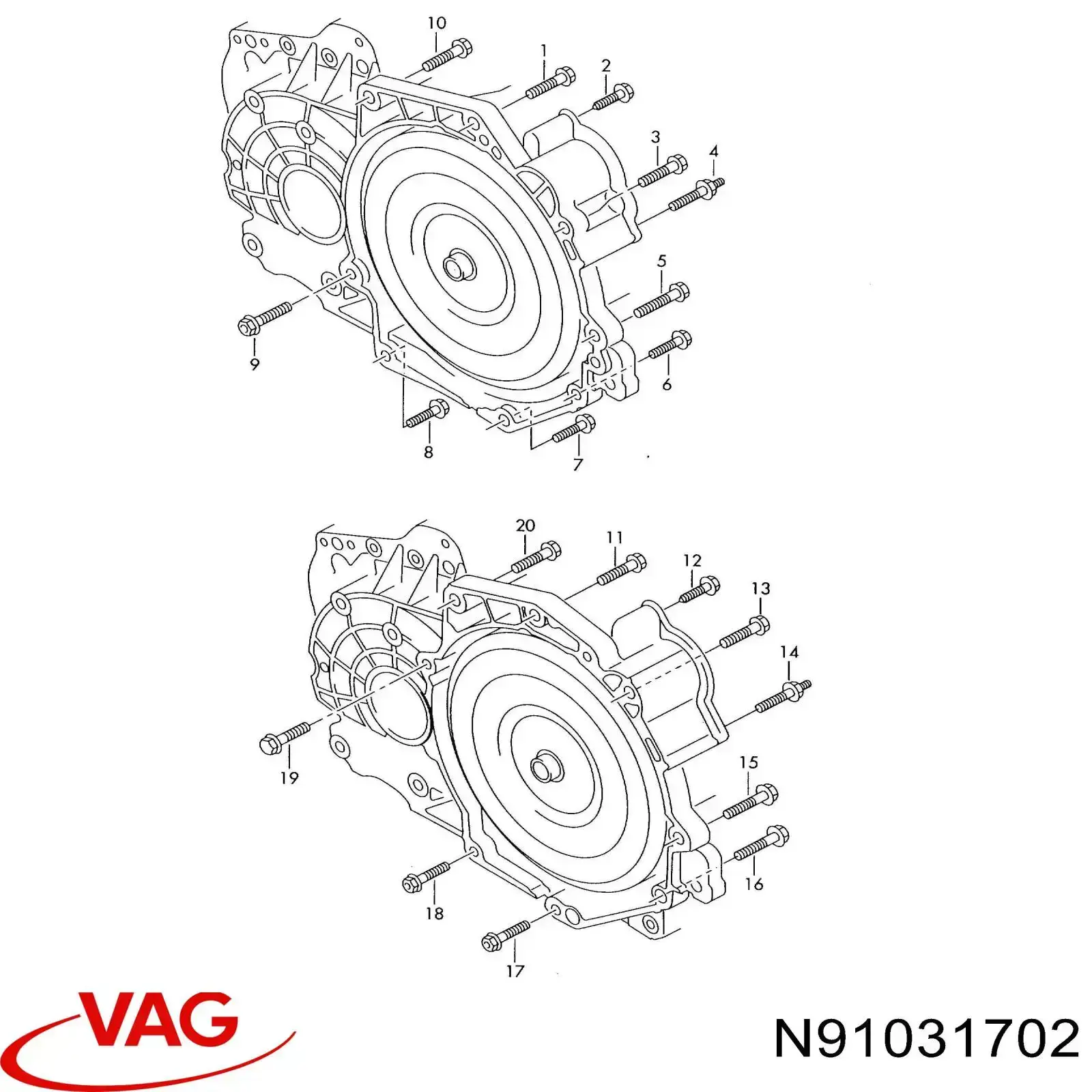  VAG N91031702 preço, a partir de 5,19 USD