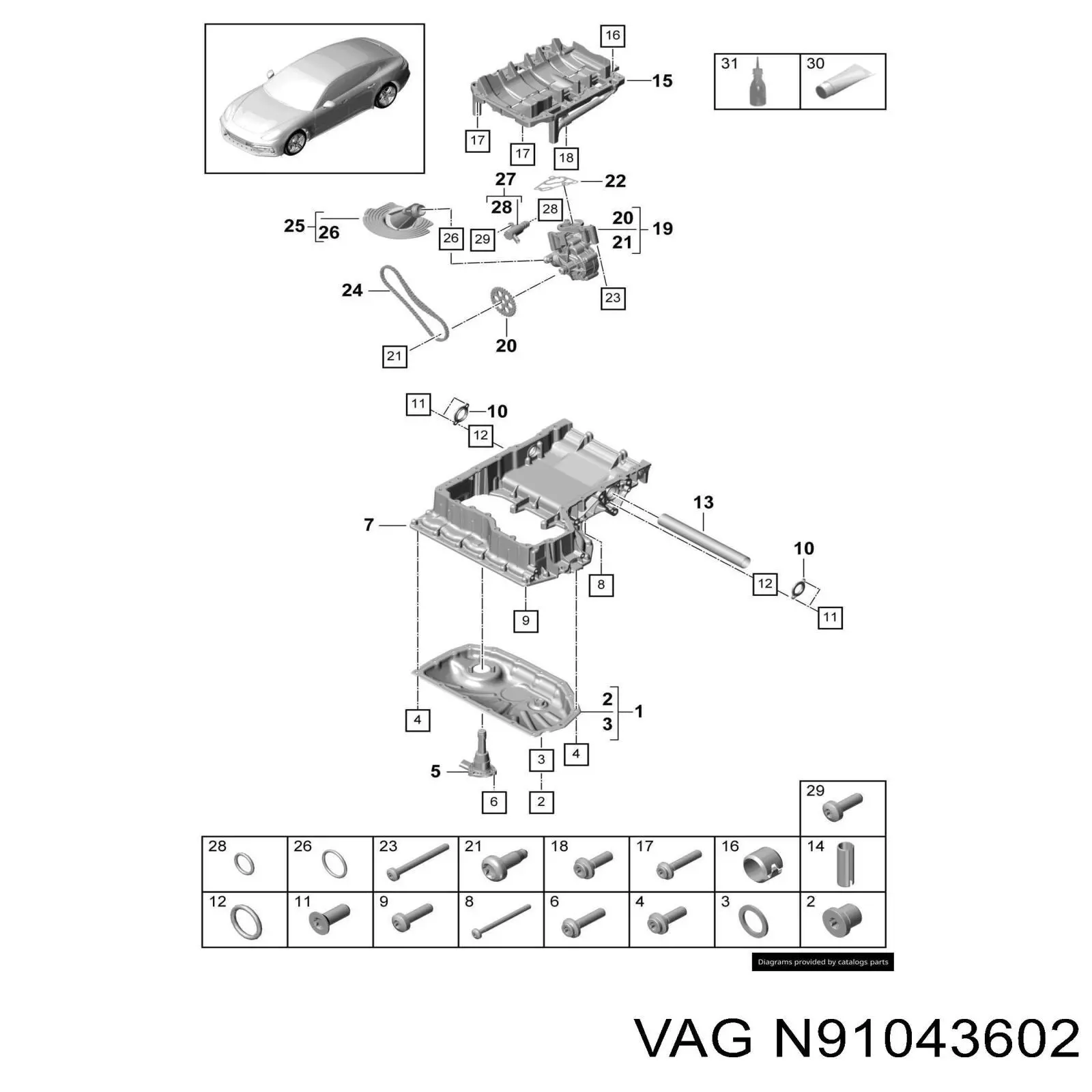  VAG N91043602 preço, a partir de 2,82 USD