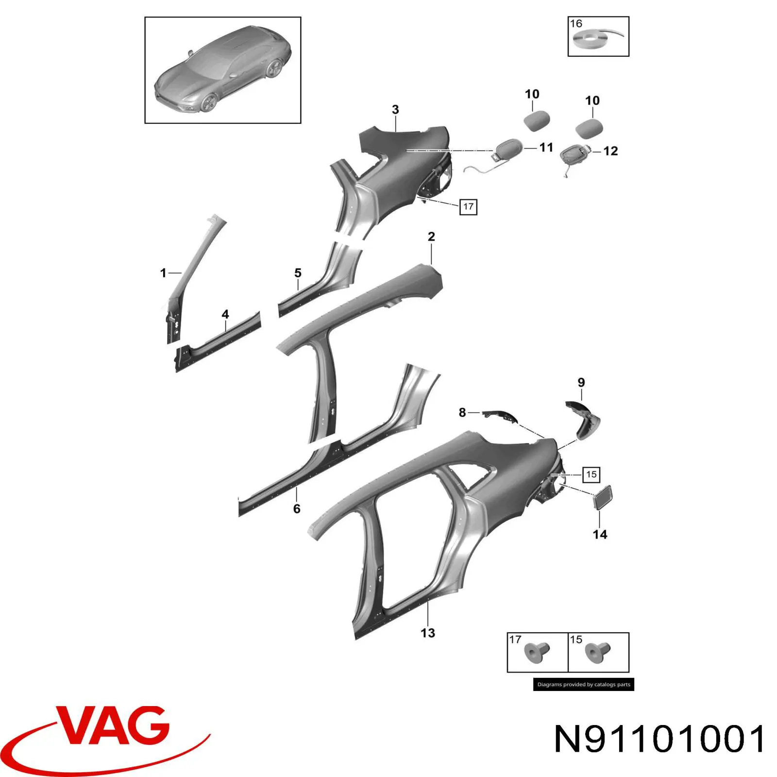  VAG N91101001 preço, a partir de 2,12 USD