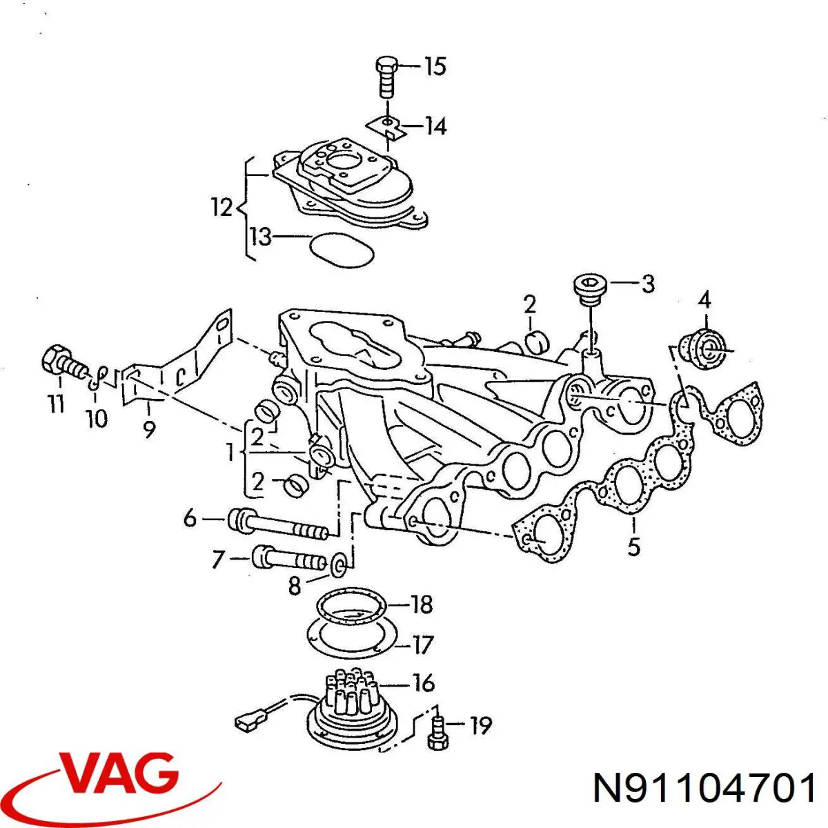 Parafuso de cabeça de motor (CBC) VAG N91104701 preço, a partir de 5,12 USD