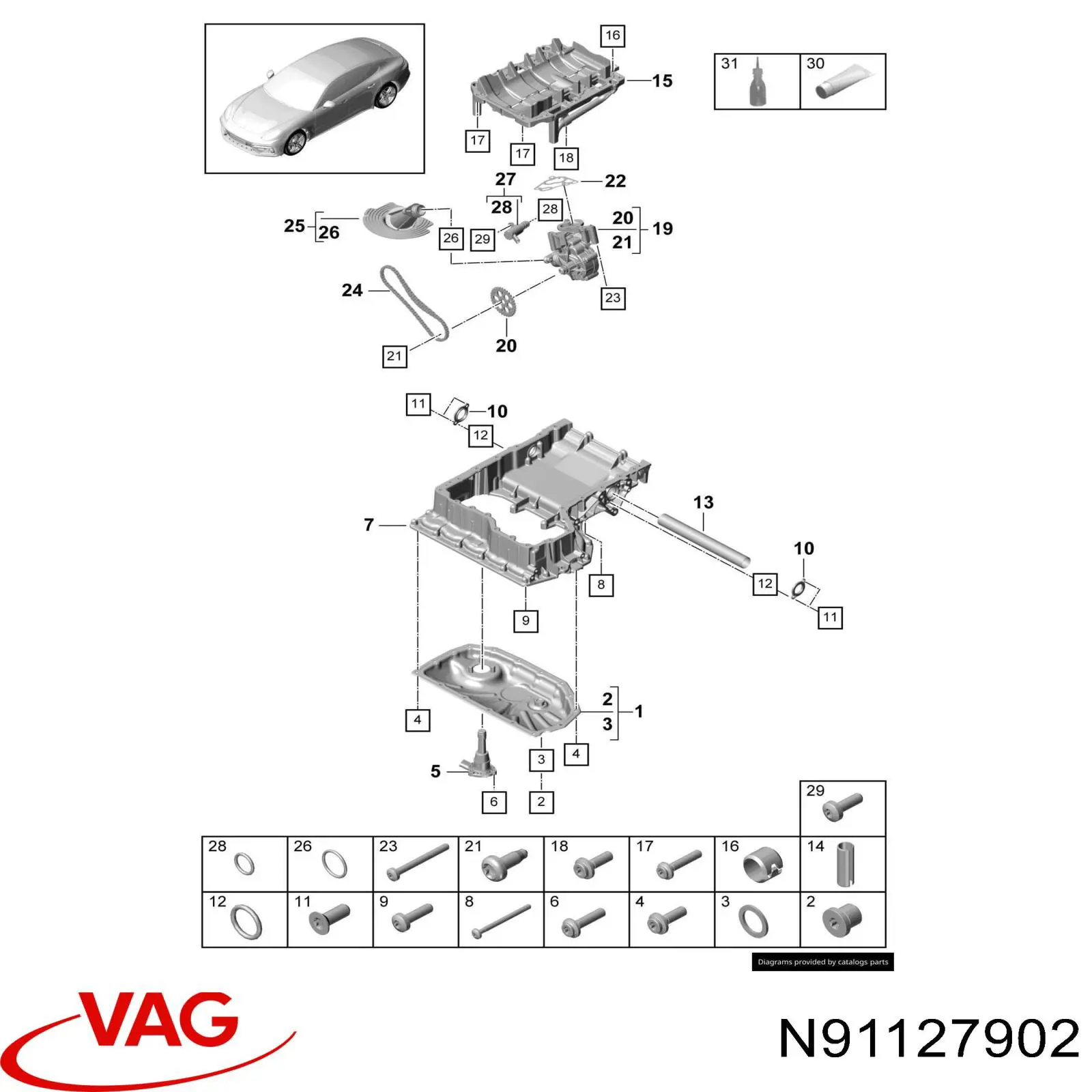  VAG N91127902 preço, a partir de 2,96 USD