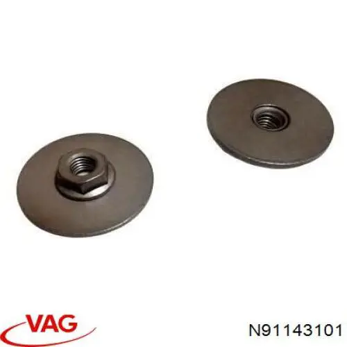 Porca de fixação de braço oscilante (do braço) de limpador pára-brisas VAG N91143101 preço, a partir de 2,38 USD