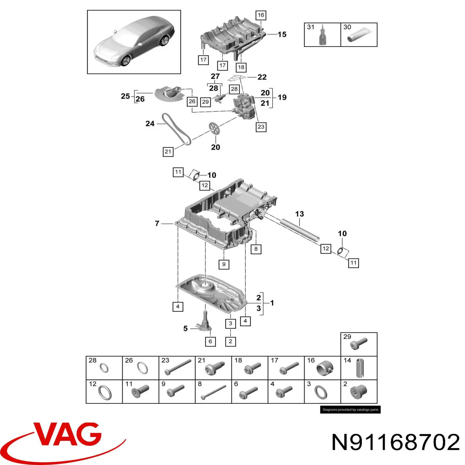  VAG N91168702 preço, a partir de 2,96 USD