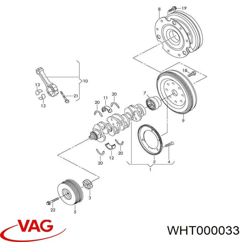  VAG WHT000033 preço, a partir de 16,08 USD