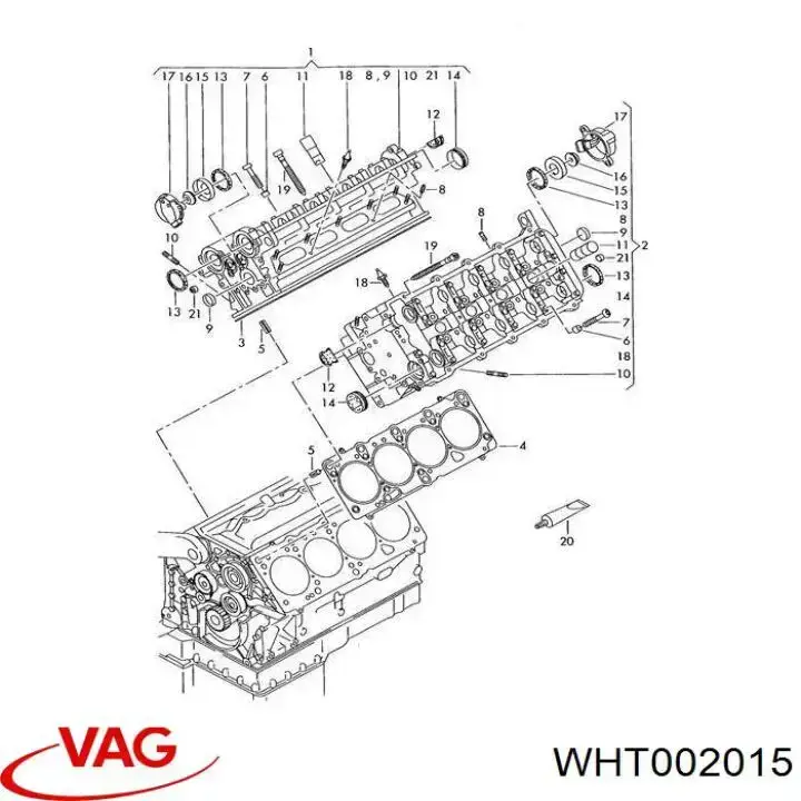 Parafuso da tampa de válvulas CBC VAG 058103460A preço, a partir de 2,41 USD