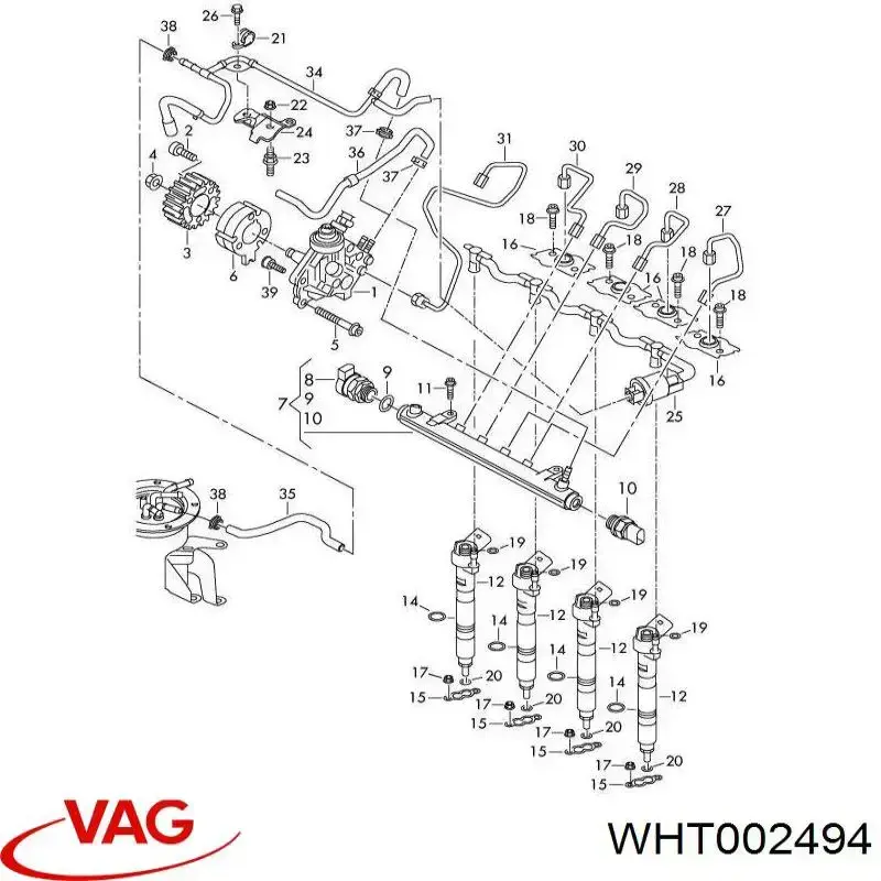  VAG WHT002494 preço, a partir de 2,16 USD