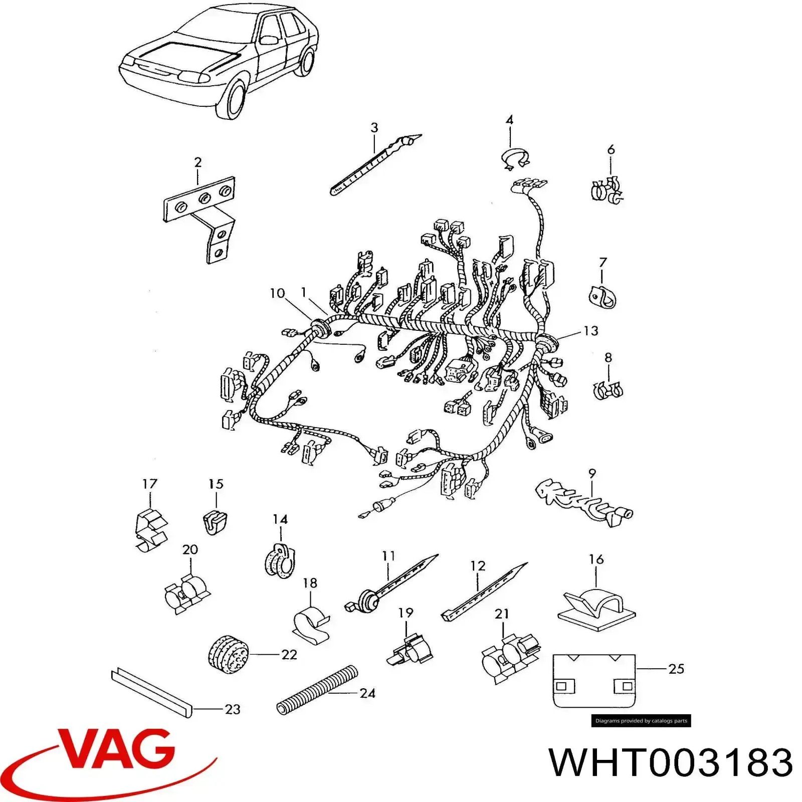  VAG 6U0868563A preço, a partir de 1,56 USD