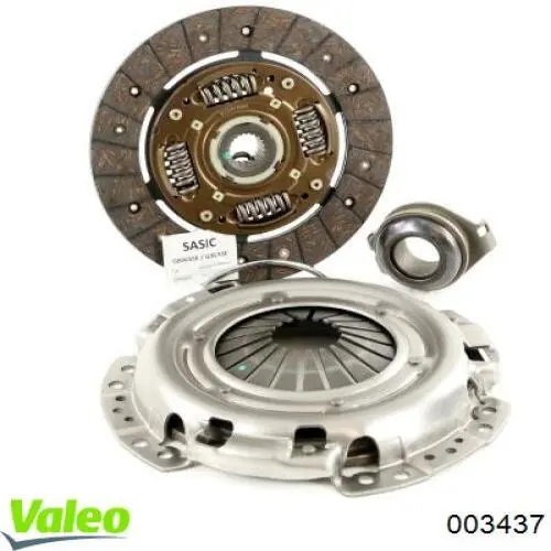 Kit de embraiagem (3 peças) 003437 VALEO