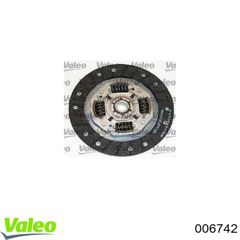 Kit de embraiagem (3 peças) 006742 VALEO