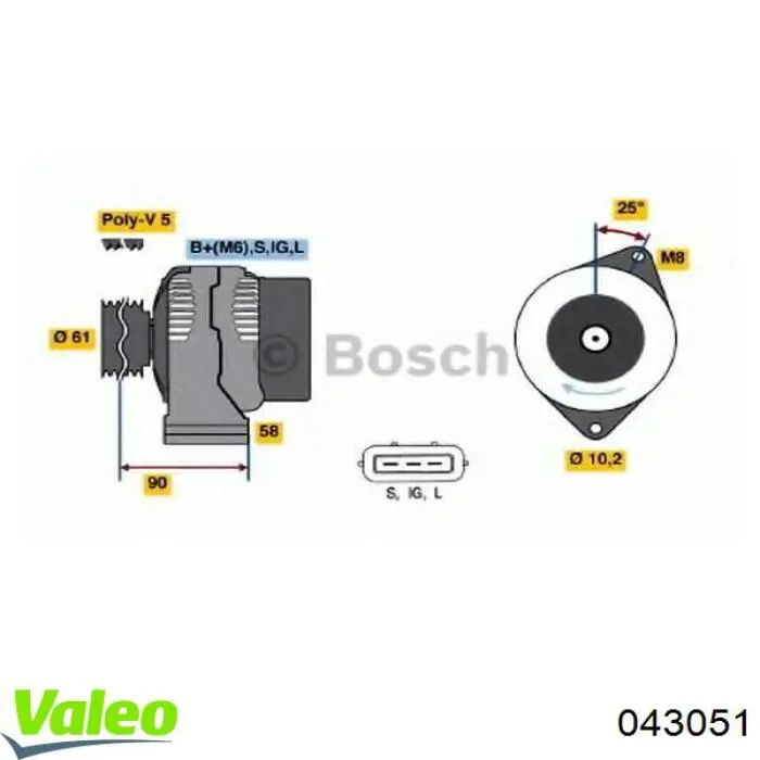 Compre 6208A0 Peugeot/Citroen Luz esquerda