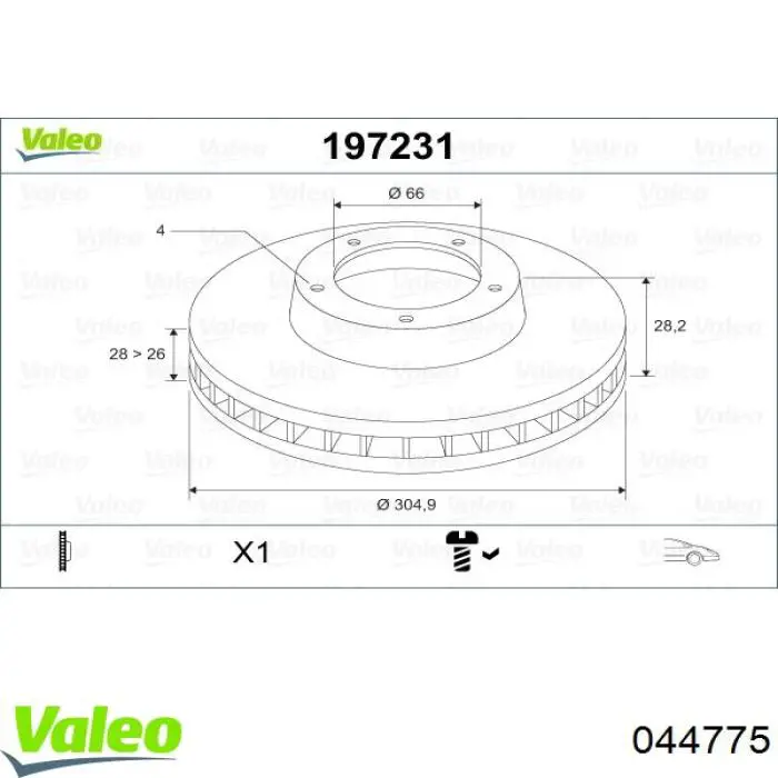 Compre 044775 VALEO Luz esquerda