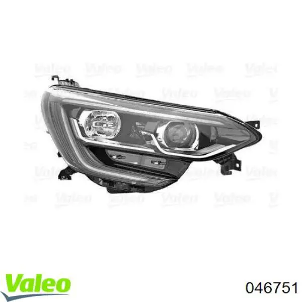 Luz direita VALEO 046751 preço, a partir de 309,17 USD