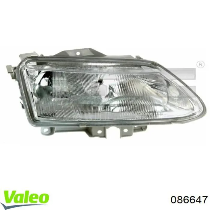Luz esquerda VALEO 086647 preço, a partir de 45,24 USD