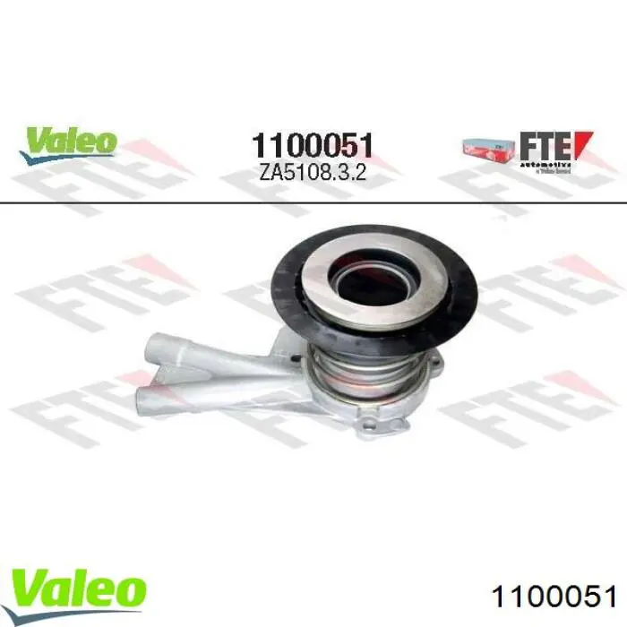 1100051 VALEO Cilindro de trabalho de embraiagem montado com rolamento de desengate