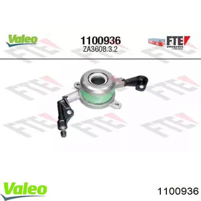 Compre 1100936 VALEO Cilindro de trabalho de embraiagem montado com rolamento de desengate