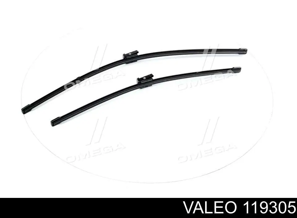 Limpa-pára-brisas do pára-brisas, kit de 2 un. VALEO 119305 preço, a partir de 32,83 USD