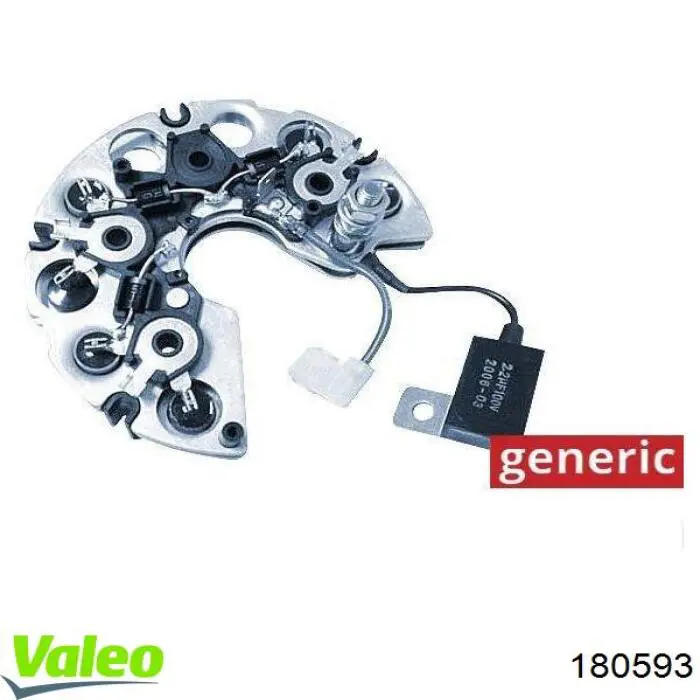 Eixo de diodos do gerador VALEO 180593 preço, a partir de 24,09 USD