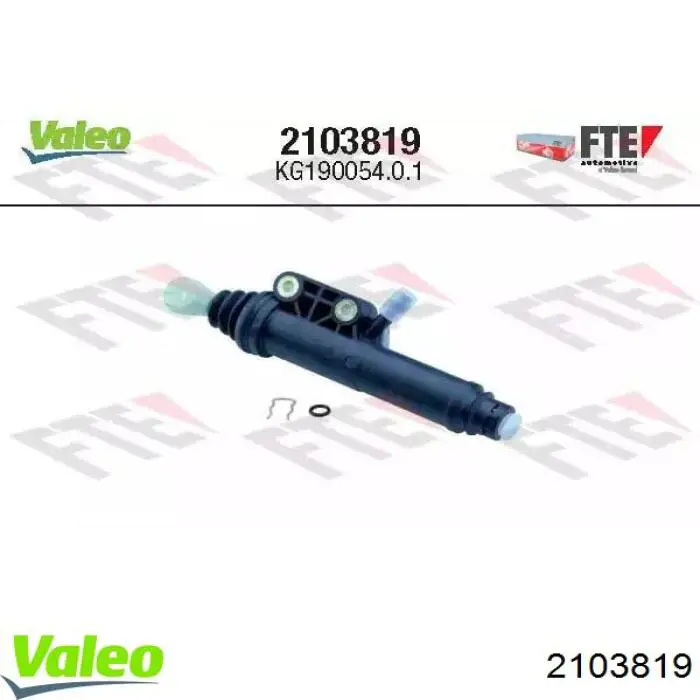 Cilindro mestre de embraiagem VALEO 2103819 preço, a partir de 42,63 USD