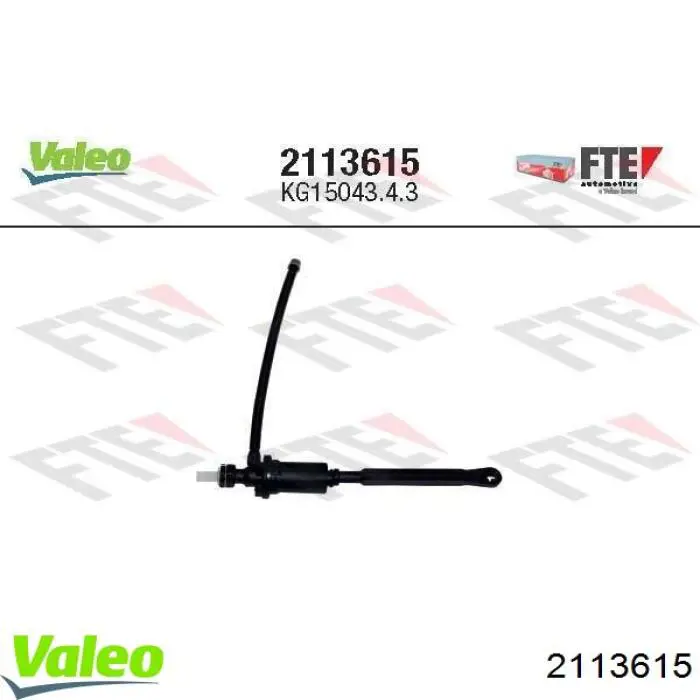 2113615 VALEO Cilindro mestre de embraiagem