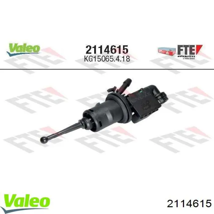 2114615 VALEO Cilindro mestre de embraiagem