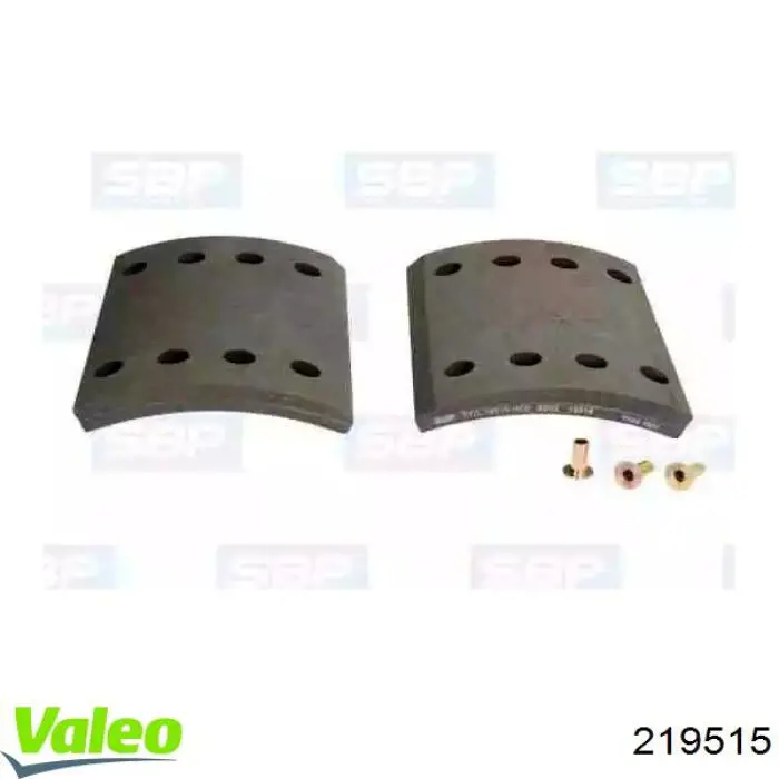 KBL1951501541 Beral Placa sobreposta do freio traseira (TRUCK)