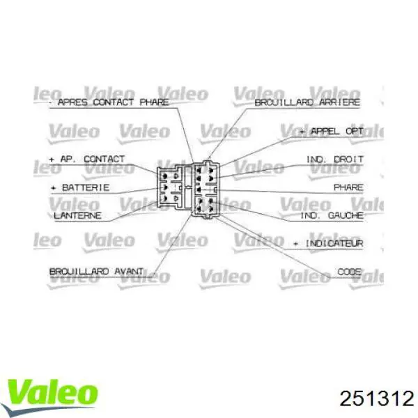 Comutador esquerdo instalado na coluna da direção VALEO 251312 preço, a partir de 36,32 USD
