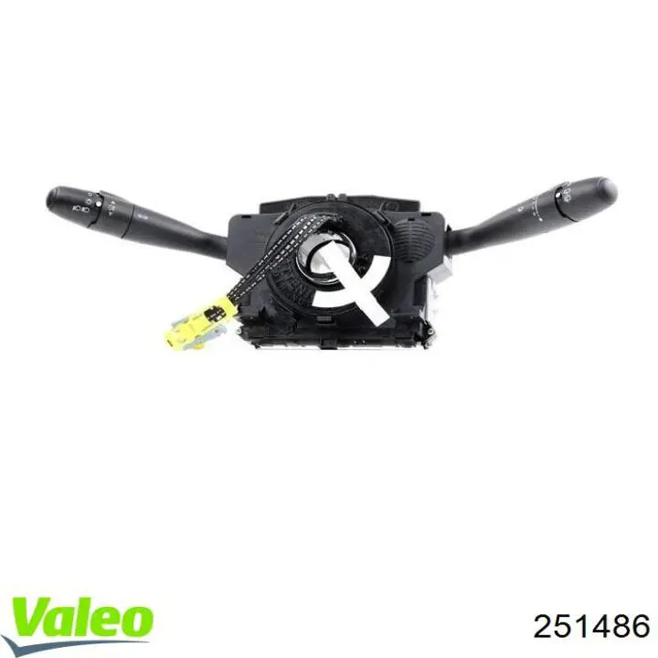 Comutador instalado na coluna da direção, montado 6239V2 Peugeot/Citroen