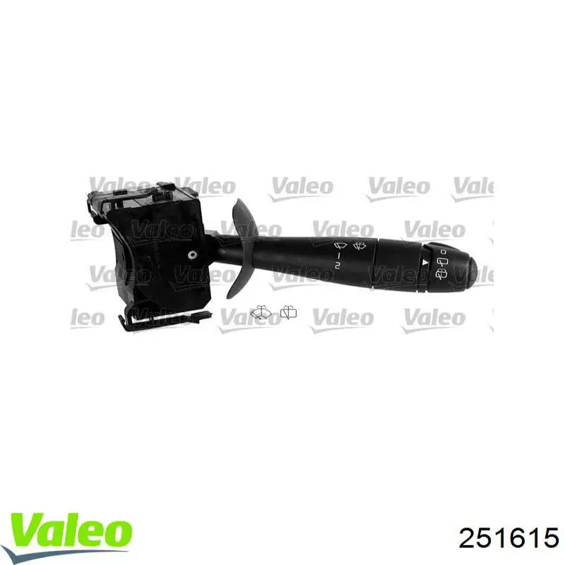 Comutador direito instalado na coluna da direção VALEO 251615 preço, a partir de 106,01 USD