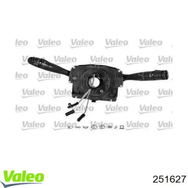 Comutador esquerdo instalado na coluna da direção Peugeot/Citroen 6239VA preço, a partir de 108,98 USD