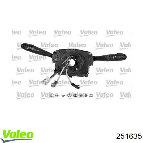 Comutador esquerdo instalado na coluna da direção Peugeot/Citroen 00006242P3 preço, a partir de 59,69 USD
