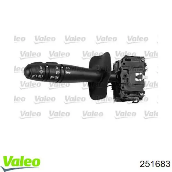 255406898R Renault (RVI) Comutador esquerdo instalado na coluna da direção