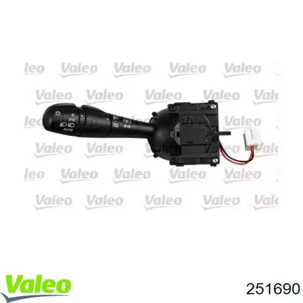 Compre 255405718R Renault (RVI) Comutador esquerdo instalado na coluna da direção