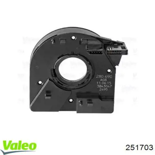 Compre 251703 VALEO Anel AIRBAG de contato, cabo plano do volante