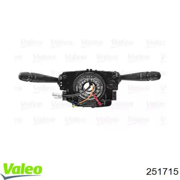 98072680ZD Peugeot/Citroen Comutador esquerdo instalado na coluna da direção