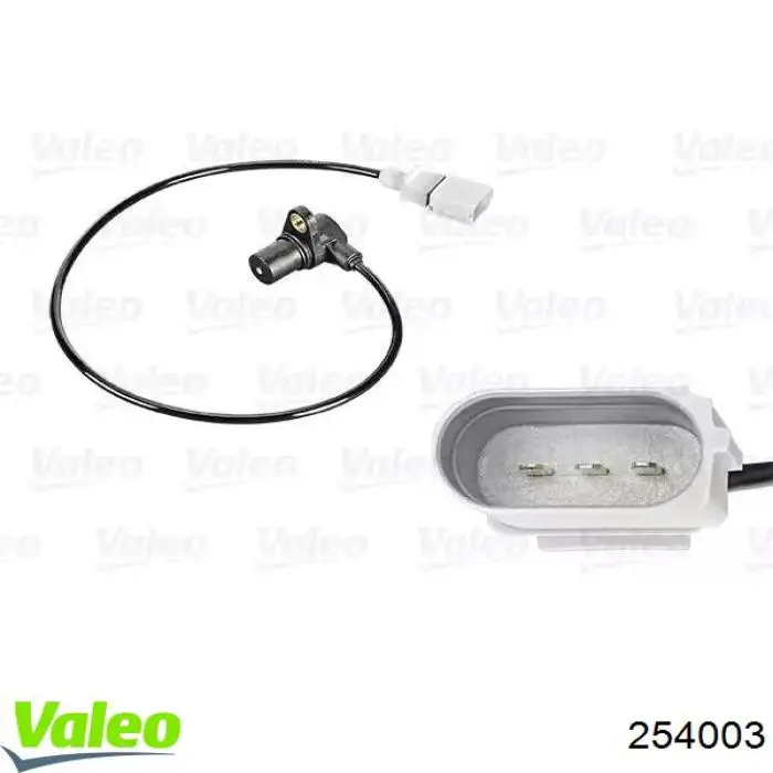 Sensor de posição (de revoluções) de cambota VALEO 254003 preço, a partir de 12,75 USD