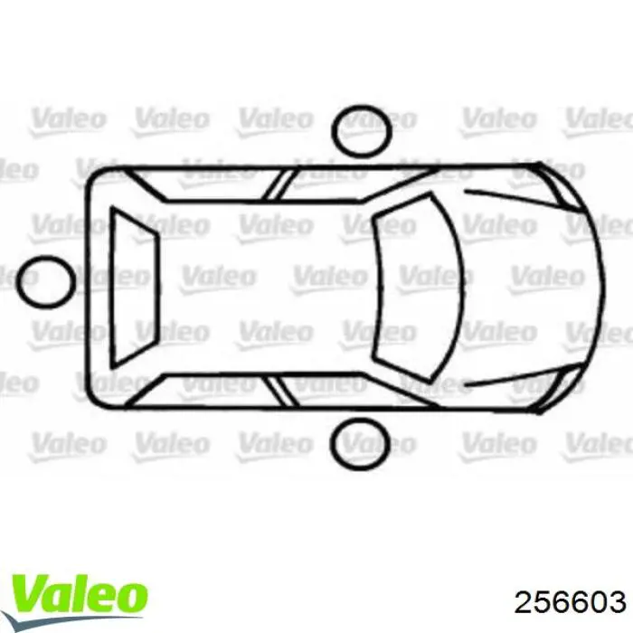 Compre 256603 VALEO Trinco de fecho da porta dianteira
