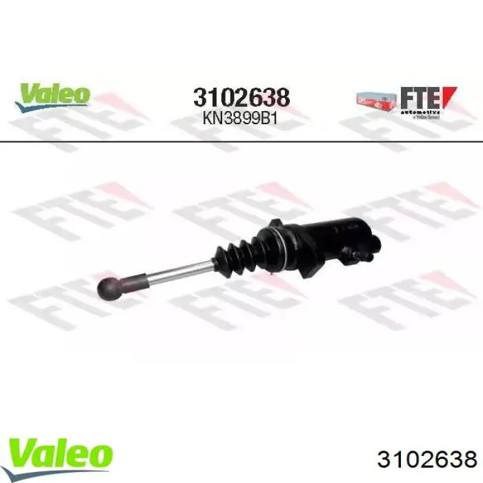 Cilindro de trabalho de embraiagem VALEO 3102638 preço, a partir de 300,81 USD