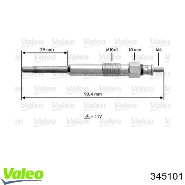 Vela de incandescência A-N Parts AN090371 preço, a partir de 7,64 USD