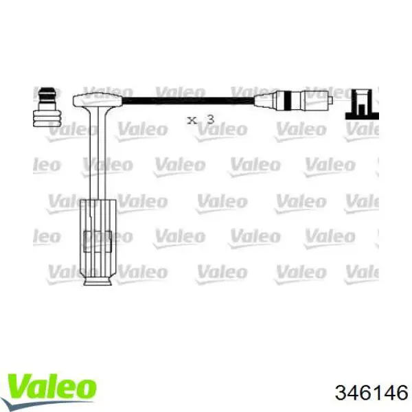 Compre 346146 VALEO Fios de alta voltagem, kit