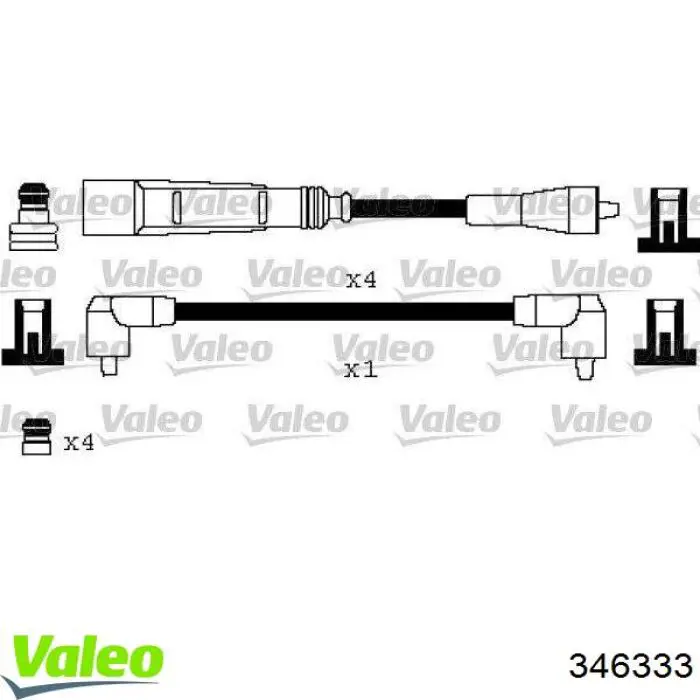 Fios de alta voltagem, kit VALEO 346333 preço, a partir de 57,38 USD