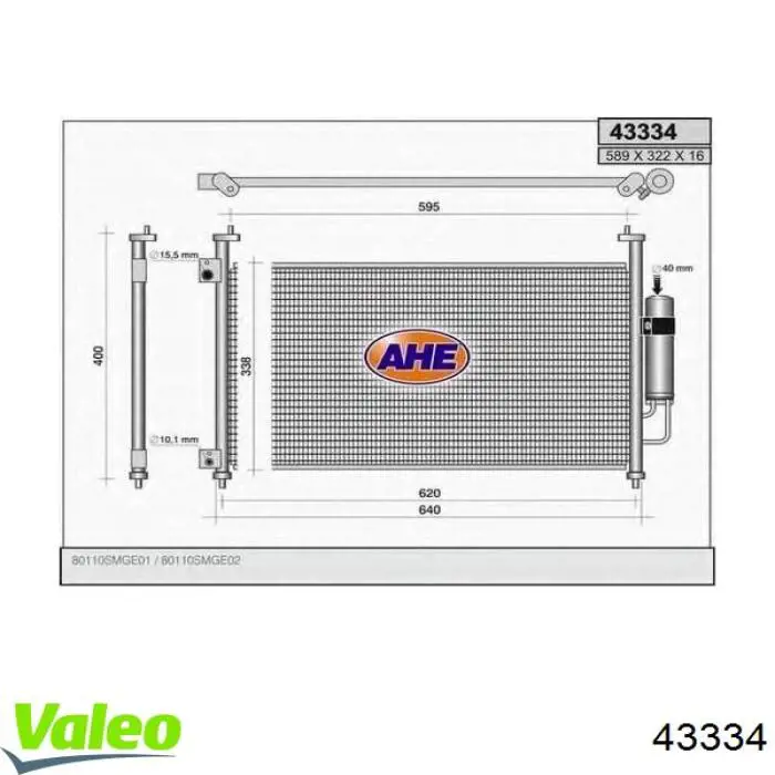 43334 VALEO Luz direita