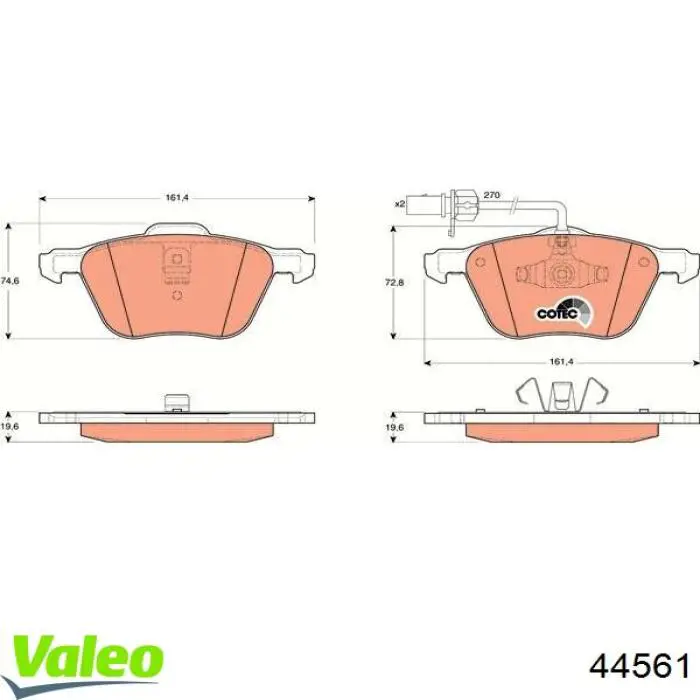Compre 44561 VALEO Luzes máximas esquerdas