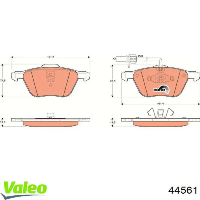 Luzes máximas esquerdas VALEO 44561 preço, a partir de 491,16 USD