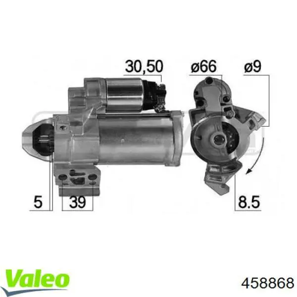 458868 VALEO Motor de arranco