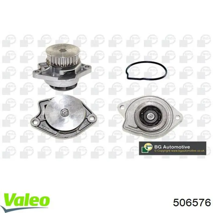 Compre 506576 VALEO Bomba de água (bomba) de esfriamento
