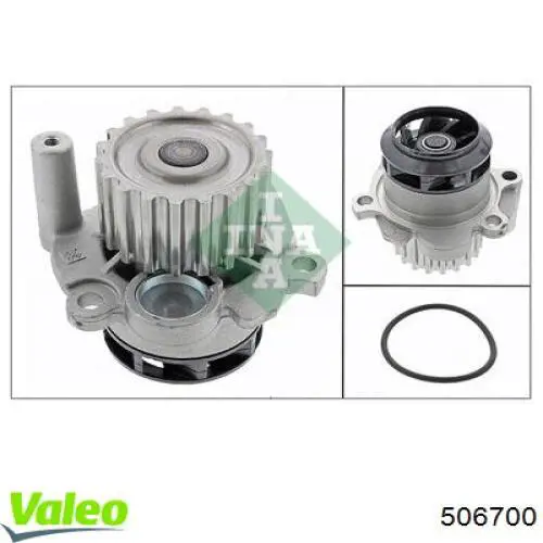 Compre 506700 VALEO Bomba de água (bomba) de esfriamento