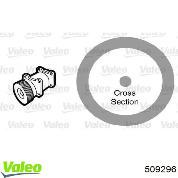 509296 VALEO Kit de reparação do compressor de aparelho de ar condicionado