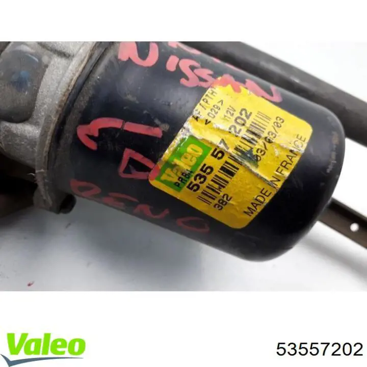 Motor de limpador pára-brisas do pára-brisas VALEO 53557202